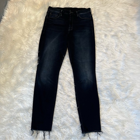 MOTHER High Waisted Looker Ankle Fray Skinny Jeans - SOLD - Picture 2 of 13